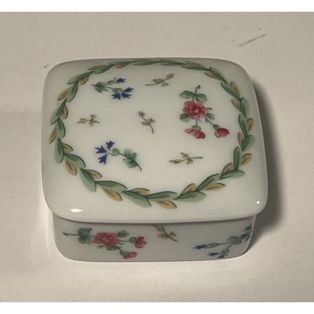 Vintage Bernardaud Limoges Poe Trinket Box
